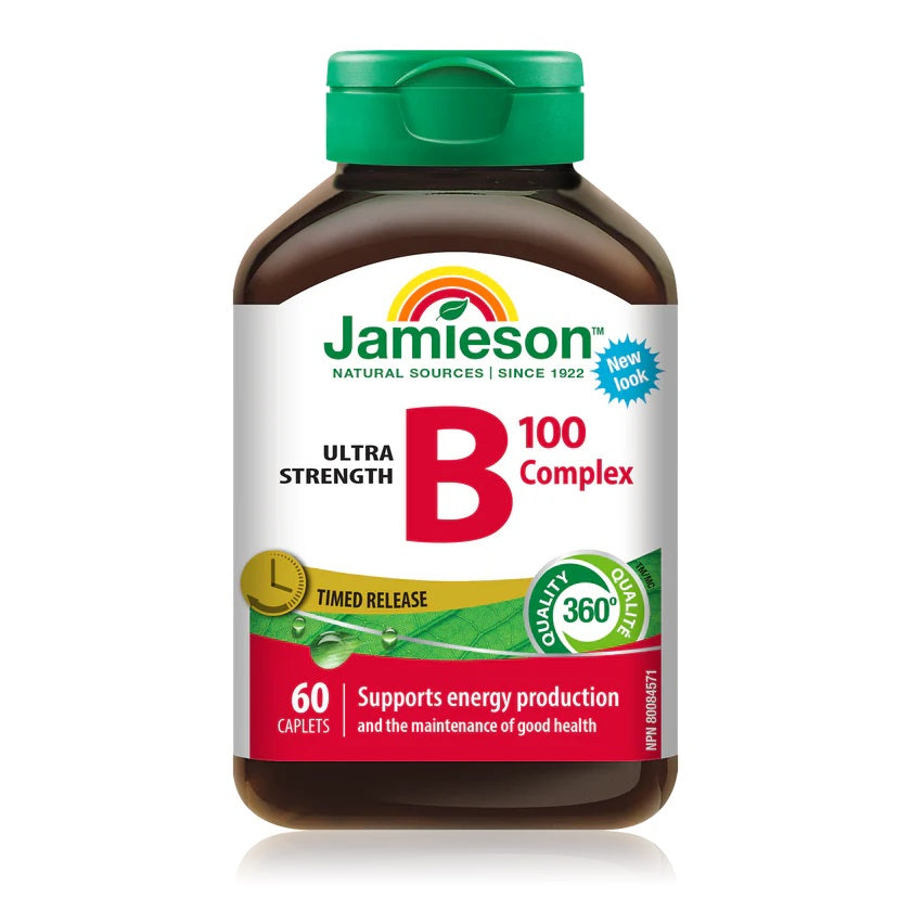 Jamieson Natural Vitamin B Mix 100 60 Capsules