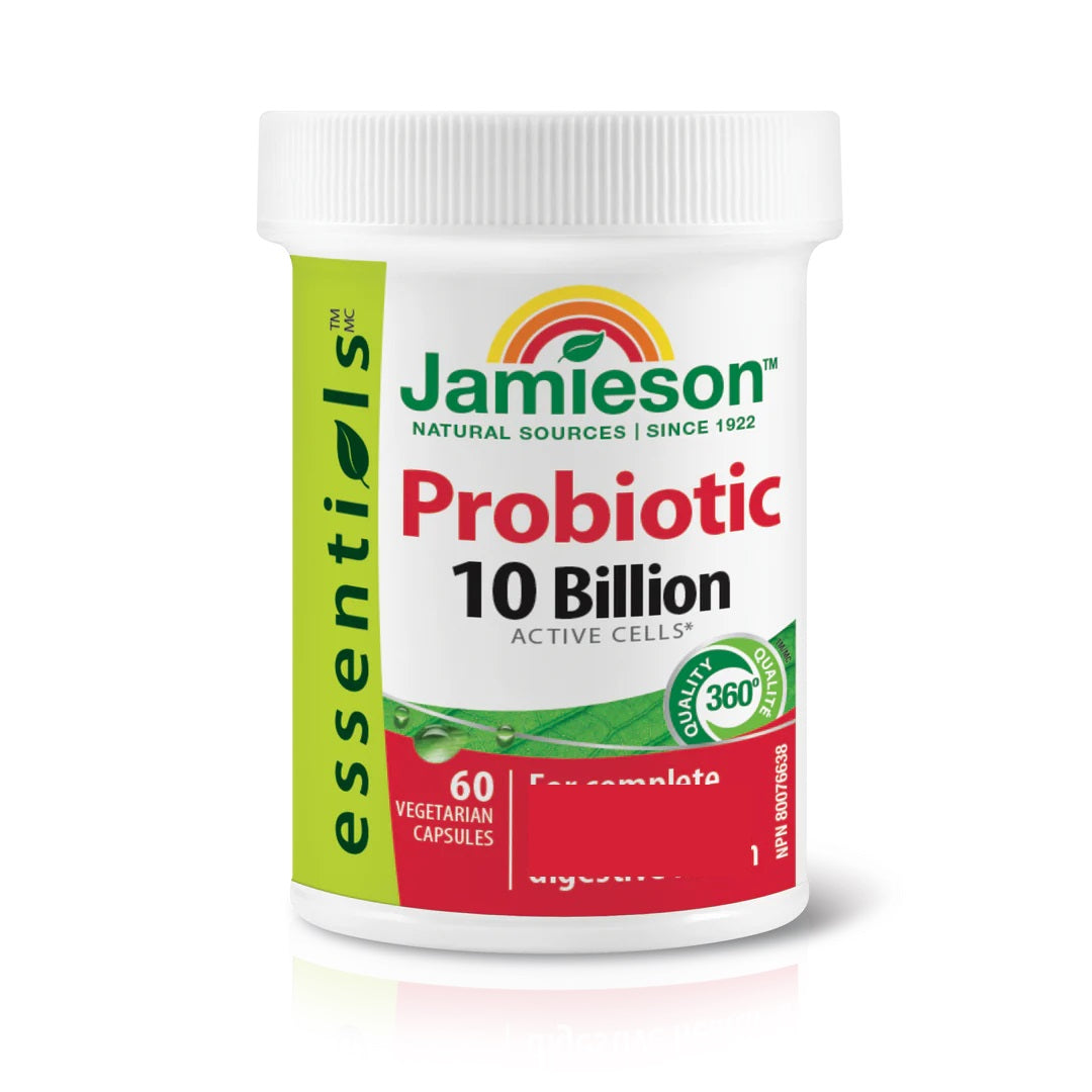 Jamieson high-efficiency pure natural probiotics for adults and children 10 billion 60 capsules