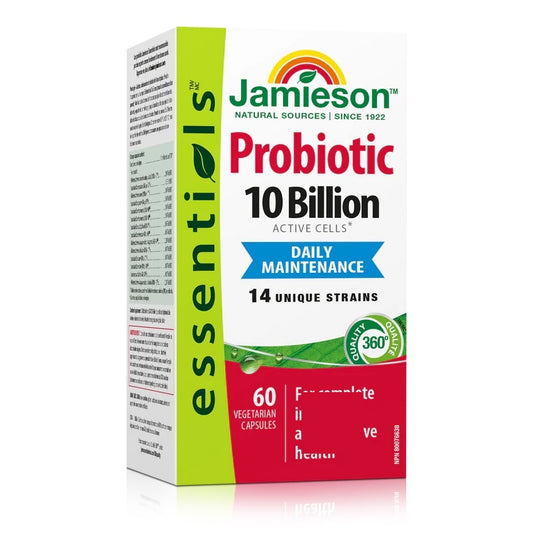 Jamieson high-efficiency pure natural probiotics for adults and children 10 billion 60 capsules