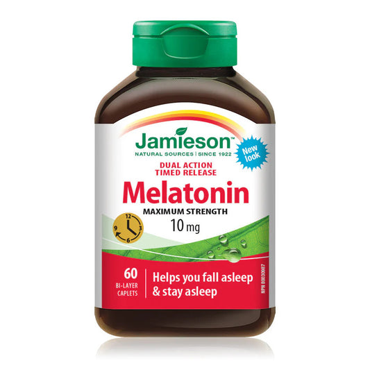 Jamieson Melatonin 10mg Mint Flavor Fast Dissolve